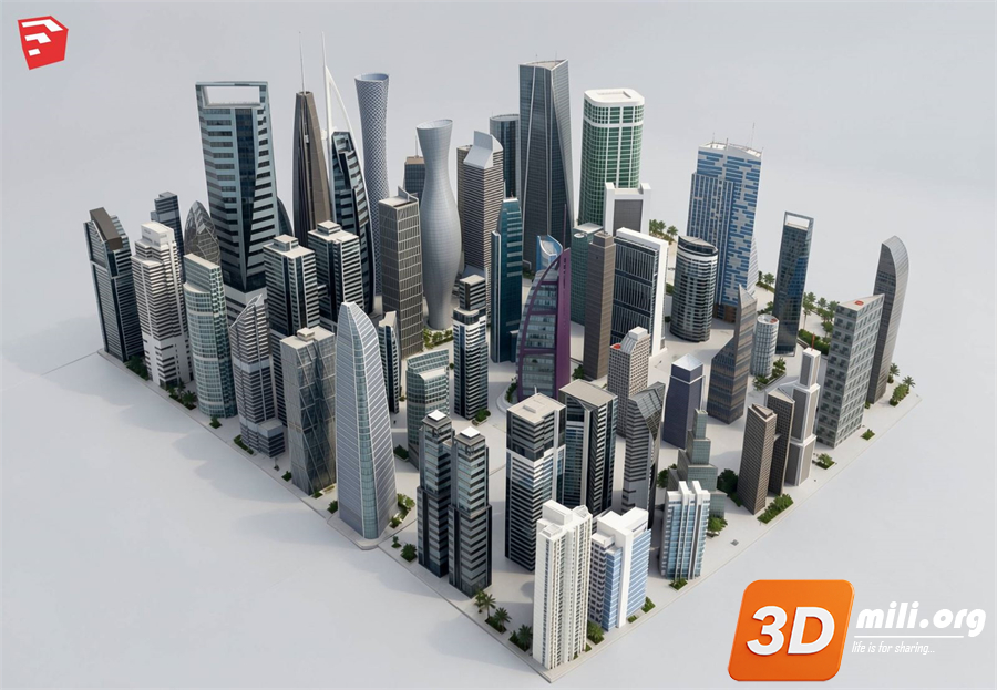 Environment element Skp Files 